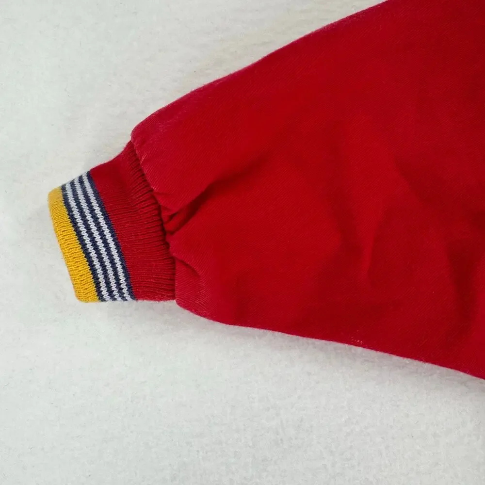 Vintage 90s Little Levis Jumpsuit 6 Months Red‎ Snap Button Boys Girls Retro 80s